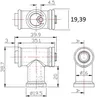 Möbelgriff BA 160mm Küchengriff dunkel gebürstet Grif Produktbild-Vorschau 5