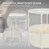 ML-Design Beistelltisch rund mit Stoffkorb & abnehmbarer Produktbild-Vorschau 3