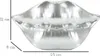 Mauro Ferretti Vase Mundlippe 23x8x12 cm silber Produktbild-Vorschau 6