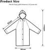 Kinder,Wasserdicht,Regenponcho,,Klar,Eva,Regenmäntel,mit,Kap Produktbild-Vorschau 5