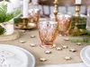 Theelichthouders, beker met reliëfdecoraties, roze goud, Productafbeelding-voorbeeld 2