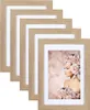 5er Pack Holz Bilderrahmen Foto Plexi Rahmen Acryl Collage Produktbild-Vorschau 1