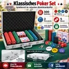 Poker Set 300 Chips mit Koffer – Komplett Pokerkoffer mit Produktbild-Vorschau 2