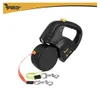 Automatische dubbele riem voor twee honden met LED-lamp - 2 Productafbeelding-voorbeeld 11