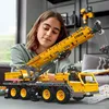 Sada stavebnic City Mobile Crane Truck, stavebnice pro Náhled obrázku produktu 5