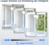Armoires de toilette à portes battantes LED SONNI en acier Voir les images du produit 7