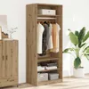 vidaXL Šatní skříň Artisan dub 80x50x200 cm materiál na Náhled obrázku produktu 2