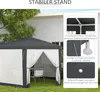 Outsunny Gartenpavillon 3,94x3,412m 6-eckig Pavillon mit Produktbild-Vorschau 6