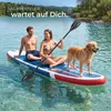 tectake® Stand-Up Paddle Board 2in1 aufblasbar Kajak-Sitz Produktbild-Vorschau 8