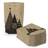 itenga Geschenktüte Frohes Fest 17x26cm braun schwarz - 50 Produktbild-Vorschau 1