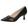 Caprice Damen Pumps Blockabsatz Leder spitze Form Produktbild-Vorschau 6