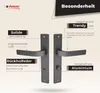 DOMINO Türgriff 78 Drückergarnitur WC - Badezimmer Set | Produktbild-Vorschau 7