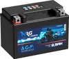 NRG AGM Motorradbatterie YTX9-BS 9,5Ah 12V Produktbild-Vorschau 2