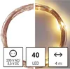 LED vánoční nano řetěz měděný, 4 m, venkovní i vnitřní, teplá bílá, časovač Anteprima dell’immagine prodotto