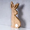 Hase H25cm Mangoholz Holz Osterhase Osterdeko Produktbild-Vorschau 2