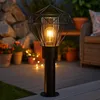 RGB LED Außen Stehlampe, Edelstahl, schwarz, App Steuerung, Produktbild-Vorschau 3