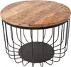 riess-ambiente Runder Couchtisch FACTORY LOFT 60cm natur Produktbild-Vorschau 9