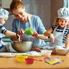 1 Set Messlöffel Lebensmittelqualität helle Farbe glatte Produktbild-Vorschau 3