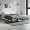 The Living Store Bettgestell Weiß 135x190 cm Holzwerkstoff Produktbild-Vorschau 2