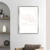 Cornice FRAMAI® 50x70 cm in argento - con passe-partout - Anteprima dell’immagine prodotto 4