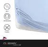 Müskaan Jersey Spannbettlaken 90x200cm - 100x200cm hellblau Produktbild-Vorschau 3