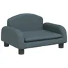 vidaXL Hundebett Dunkelgrau 50x40x30 cm Stoff - Hundebett - Produktbild-Vorschau 3