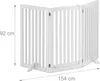 Relaxdays Absperrgitter, HxB: 92 x 154 cm, faltbar, mit Tür Produktbild-Vorschau 4