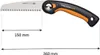 A Fiskars folding saw with measurement indicators. Produktbild-Vorschau