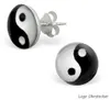 Yin Yang Schmuck aus 925er Silber: Ohrstecker und Zehenring Produktbild-Vorschau 1