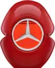 A close-up studio shot of a red Mercedes-Benz Woman In Red Eau de Parfum bottle. Voir les images du produit