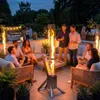 Pellet Feuersäule Feuerrohr Pelletfackel Terrassenheizer Produktbild-Vorschau 3