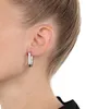 Joop! Creolen Damen Logo Glanz Edelstahl Silber-Ton 2039816 Produktbild-Vorschau 2