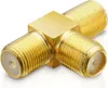 adaptare 60615 Sat-T-Stück 1-mal F-Buchse auf 2-mal Produktbild-Vorschau 2