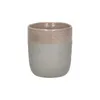 Pomax Spiro Becher aus Steinzeug, Puderrosa, Ø 8 x H 9 cm Produktbild-Vorschau 1