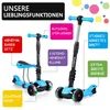 Yoleo 3-in-1 Kinder Roller Scooter mit Abnehmbarem Sitz, Produktbild-Vorschau 3