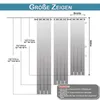 Chenille Vorhänge Grün 2er Set Blickdicht 98% - 510GSM Produktbild-Vorschau 15