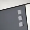 Designová poštovní schránka Wiltec V24 antracit a nerezová Náhled obrázku produktu 5