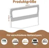 Aopunly 150cm Kinder Bettschutzgitter Bettgitter Produktbild-Vorschau 2