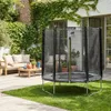 sweeek - Trampolin Ø180cm mit Sicherheitsnetz - Grau Produktbild-Vorschau 5