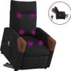 vidaXL Elektrischer Massagesessel mit Aufstehhilfe Schwarz Produktbild-Vorschau 8