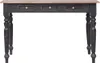 vidaXL Bureau met 3 lades, 117x57x75 cm, massief Productafbeelding-voorbeeld 1