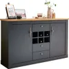 Sideboard Catania - Anthrazit Wotan Eiche Produktbild-Vorschau 4