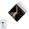 A protective film for a smartphone, shown at an angle with a graphic background. Produktbild-Vorschau