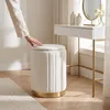 Relaxdays Hocker van fluweel, zitbankje met opbergruimte, Productafbeelding-voorbeeld 2