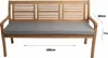 Coussin de banc de jardin 180x60x7 Gris, Siège pour 4 Voir les images du produit 3