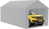 A yellow SUV is parked inside a gray tent garage. Náhled obrázku produktu