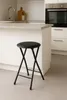 DOCHTMANN Sgabello pieghevole nero 30x45cm Anteprima dell’immagine prodotto 11