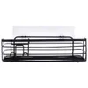 A black metal shower caddy with a self-adhesive backing. Náhled obrázku produktu