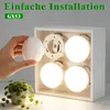 ZMH 6 sztuk żarówek LED GX53 74x25 mm Ultra płaskie Ciepłe Podgląd zdjęcia produktu 3
