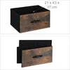 Meuble TV Relaxdays, style industriel, H x l x P : 48,5 x Voir les images du produit 5